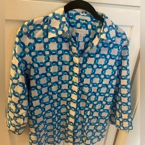 Chicos no iron print blouse